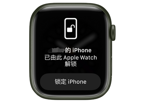 群英乡苹果手机维修分享用 AppleWatch 解锁配备面容 ID 的 iPhone方法 