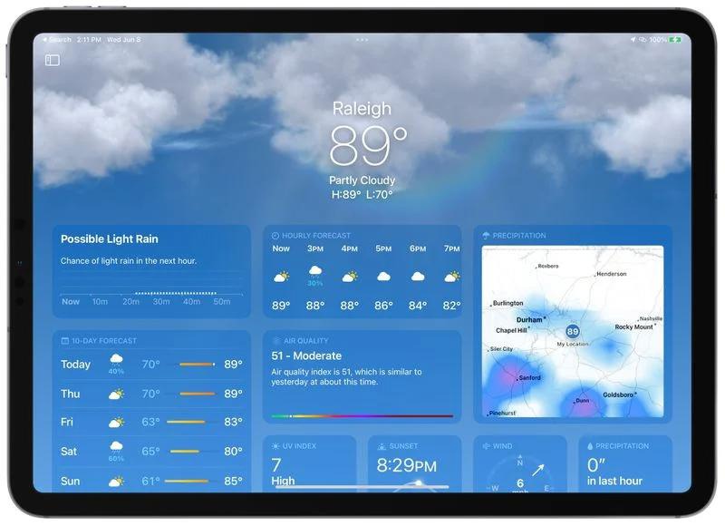 群英乡苹果手机维修分享iOS 16 天气应用有哪些新变化 