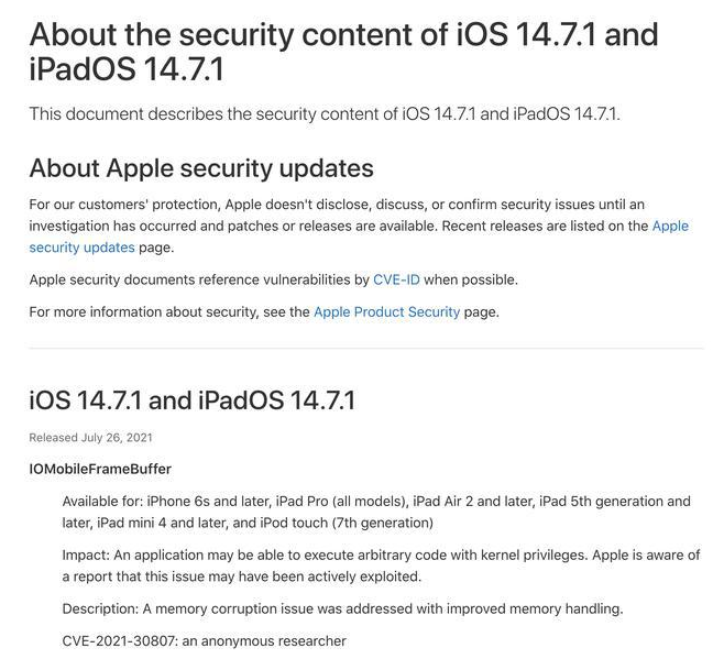 群英乡苹果手机维修分享iOS 14.7.1 正式版更新内容及升级方法 